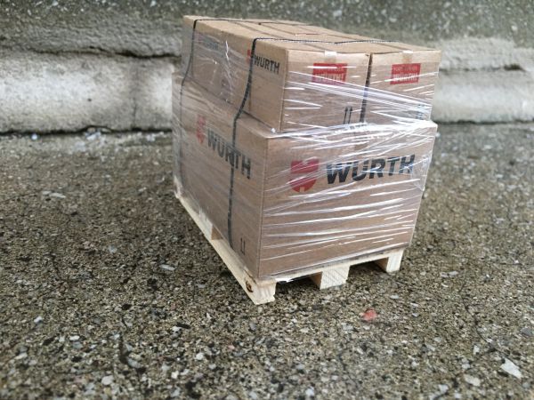 Würth Palettenkarton auf Europalette